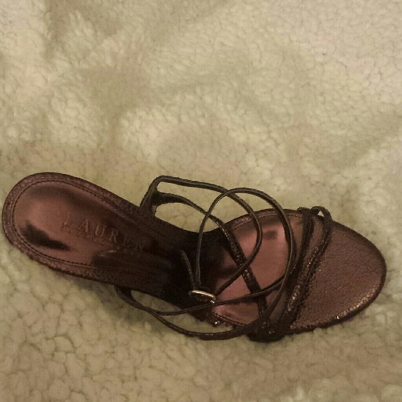 SOLD SOLD SOLD NWOT Lauren Ralph Lauren Strappy Sandals Sz.6B - Picture 5 of 6